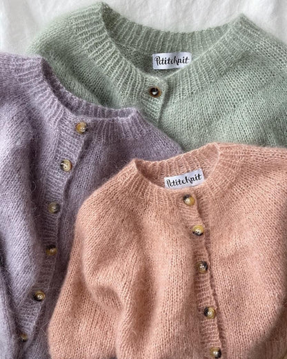 Novice Cardigan - Mohair Edition - PetiteKnit - PRINTED PATTERN