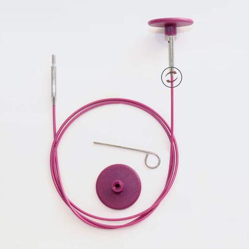 Swivel Cable - 50cm - KnitPro Purple
