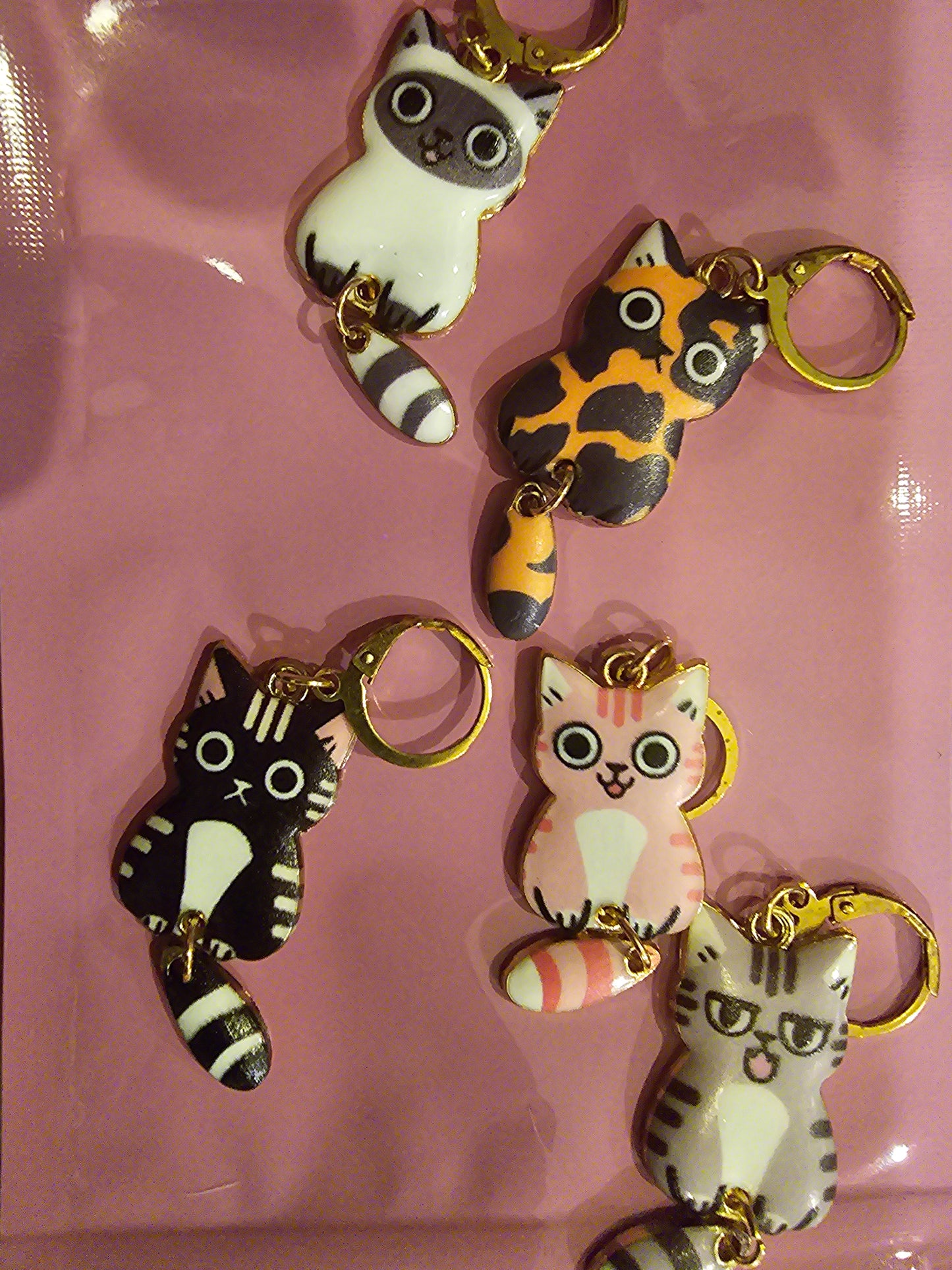 Stitch Markers -  Cats