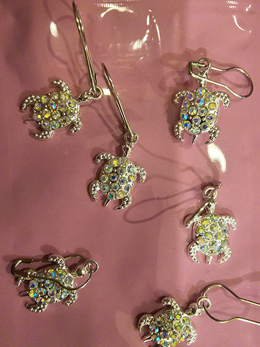 Stitch Markers - Sparkly Turtles