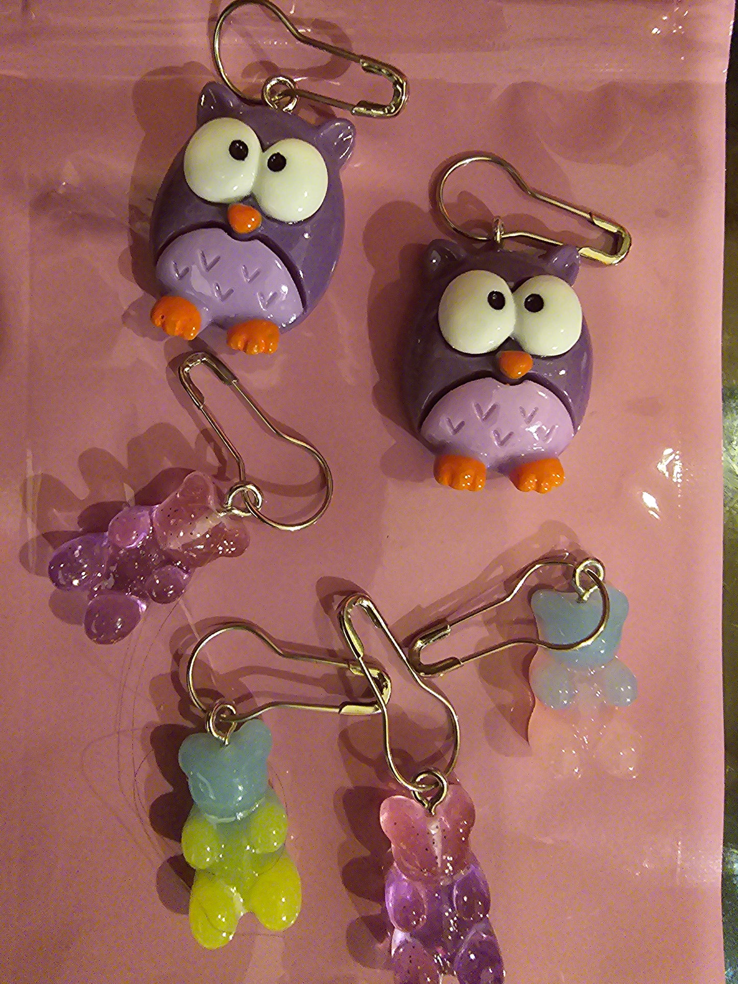 Stitch Markers - Gummi Bears/Owls