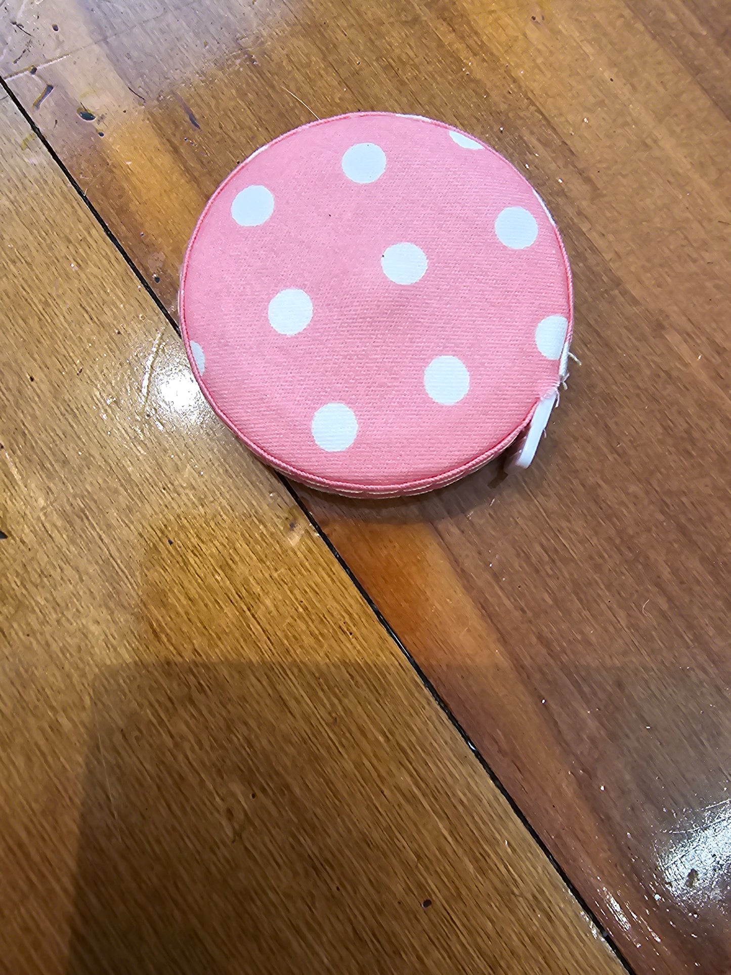 Tape Measure - Pink Polka Dots