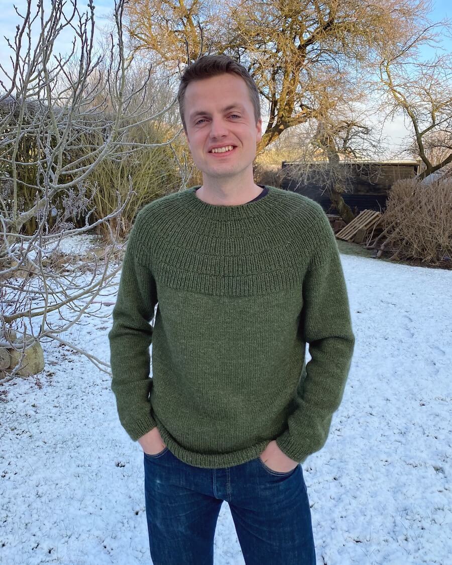 Anker's Sweater - My Boyfriend's Size - PetiteKnit - PRINTED PATTERN