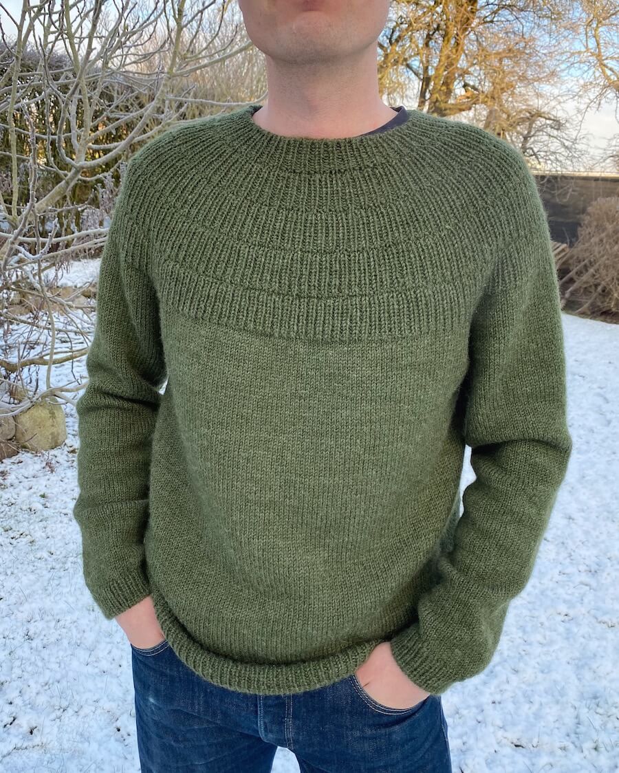 Anker's Sweater - My Boyfriend's Size - PetiteKnit - PRINTED PATTERN