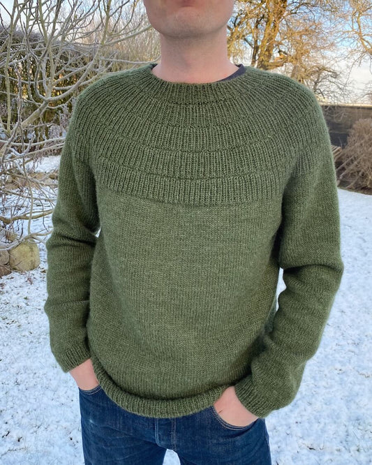 Anker's Sweater - My Boyfriend's Size - PetiteKnit - PRINTED PATTERN