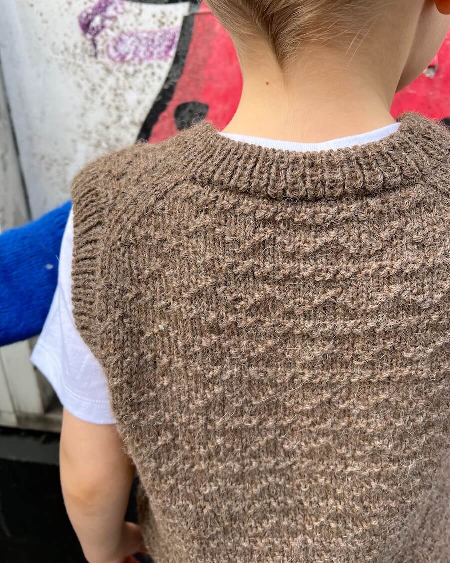 Sille Slipover Mini - PetiteKnit - PRINTED PATTERN
