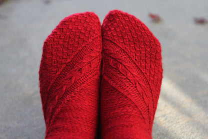 Smaug Socks Kit - Dark Omen Yarn