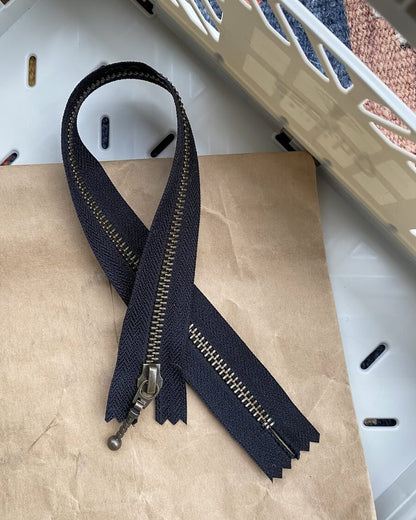 Zipper - 35 cm Black - PetiteKnit