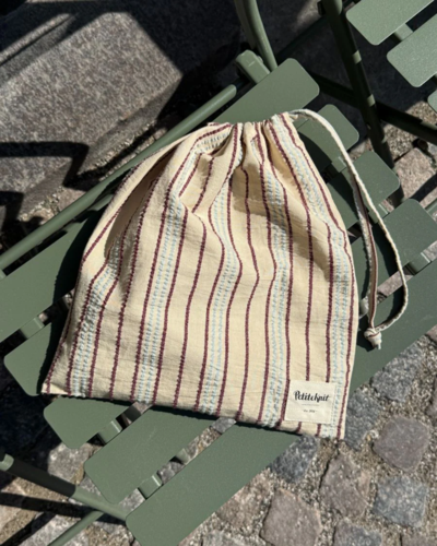 Knitters Striped String Bag - PetiteKnit