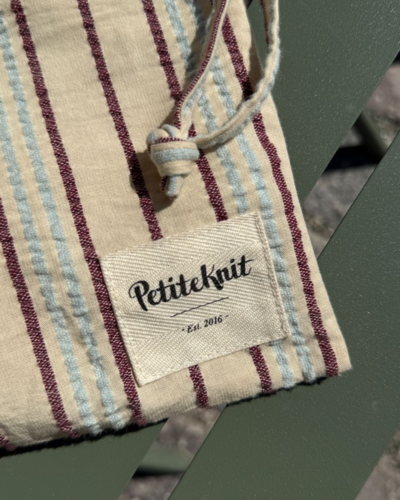 Knitters Striped String Bag - PetiteKnit