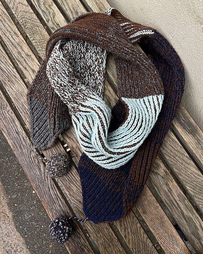 Structure Scarf - PetiteKnit - PRINTED PATTERN