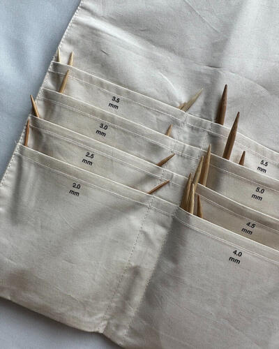 Knitting Needle Case Labels - Iron On - PetiteKnit