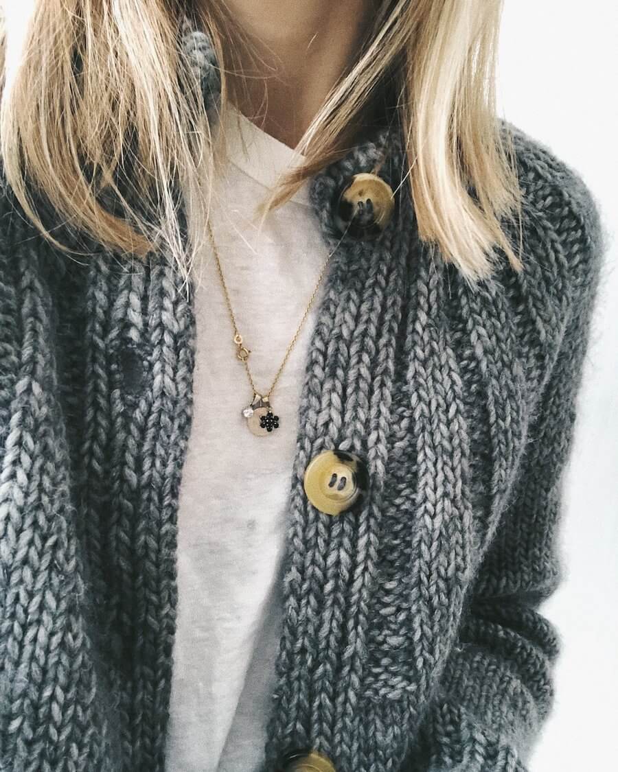 Sunday Cardigan - PetiteKnit - PRINTED PATTERN