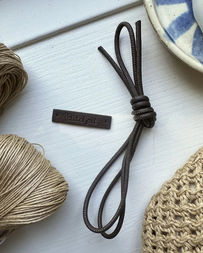 Bag Charm - Juno Bag - Dark Brown - PetiteKnit