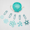 KnitPro - Teal Stitch Markers - Mindful Collection