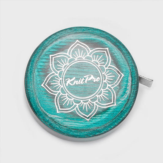 KnitPro - Mindful Collection Teal Retractable Tape Measure