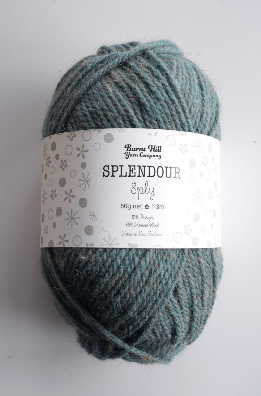 Burnt Hill Yarn Company - Splendour 8-Ply - Aegean Blue 02