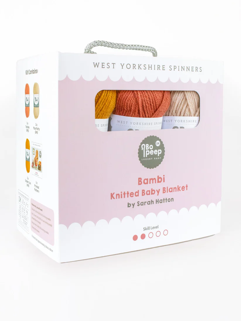 Bambi Knitted Baby Blanket Kit - West Yorkshire Spinners