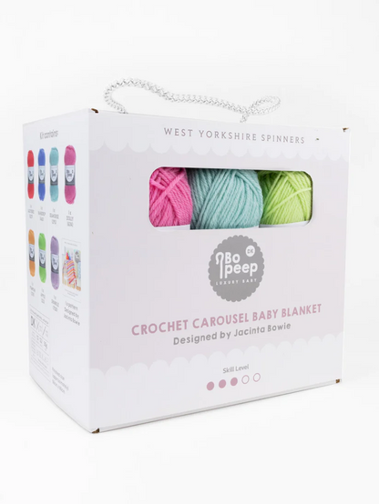Carousel Crochet Baby Blanket Kit - West Yorkshire Spinners
