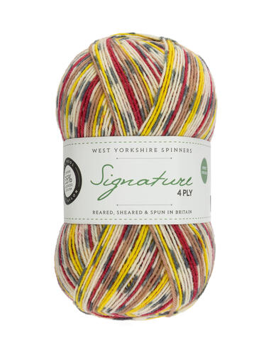 Goldfinch 840 - Country Birds Signature 4 Ply Sock - West Yorkshire Spinners