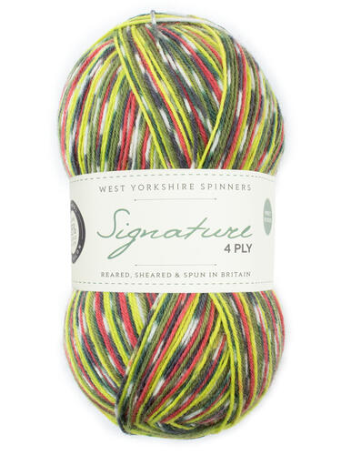 Green Woodpecker 1170 - Country Birds Signature 4 Ply Sock - West Yorkshire Spinners