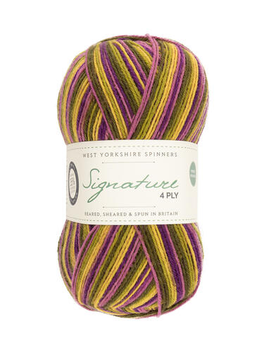 Passionfruit Cooler 811 - Cocktail Signature 4 Ply Sock - West Yorkshire Spinners