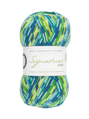 Peacock 851 - Country Birds Signature 4 Ply Sock - West Yorkshire Spinners
