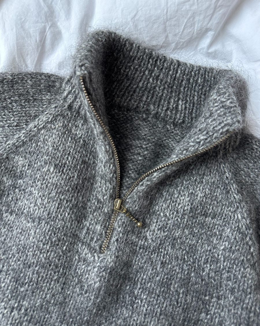 Zipper Sweater Junior - PetiteKnit - PRINTED PATTERN