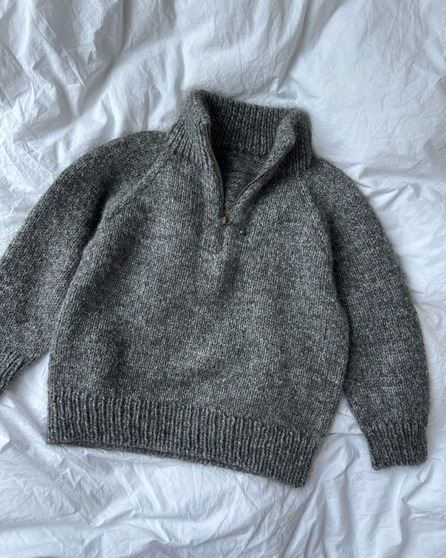 Zipper Sweater Junior - PetiteKnit - PRINTED PATTERN