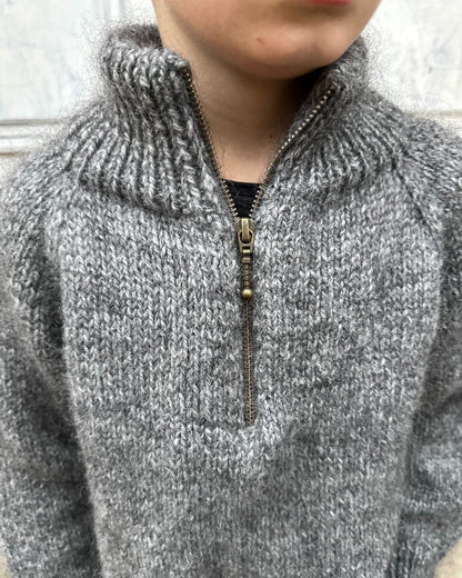Zipper Sweater Junior - PetiteKnit - PRINTED PATTERN
