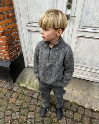 Zipper Sweater Junior - PetiteKnit - PRINTED PATTERN