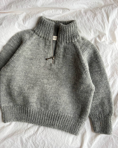 Zipper Sweater Light - Junior - PetiteKnit - PRINTED PATTERN